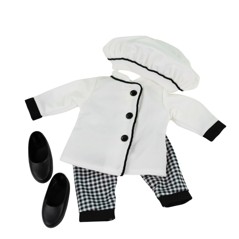 My Life As Chef Fashion Set 18 Inch Doll White New 5 Piece Outfit 19854